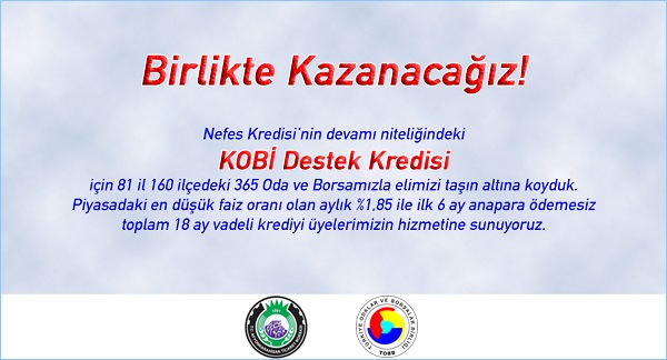 KOBİ DESTEK KREDİSİ BAŞVURULARI BAŞLADI